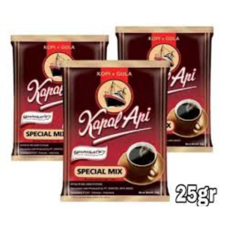 

KOPI KAPAL API SPESIAL MIX 1 SACHET 25g