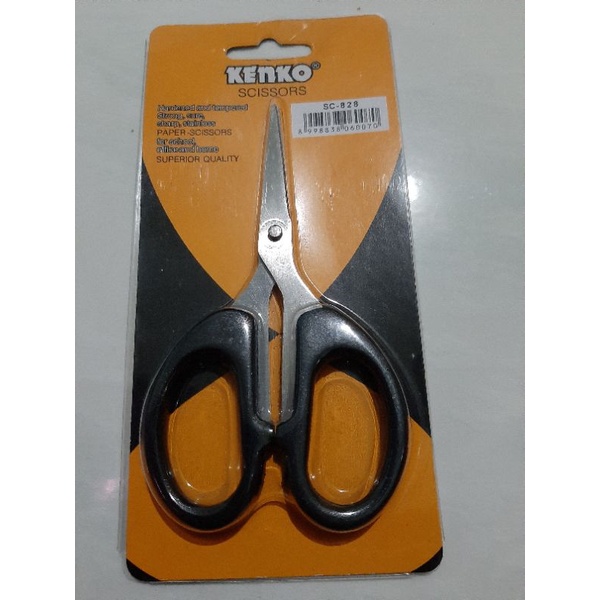 

gunting kertas kenko scissors sc828 gunting pemotong alat tulis kantor sekolah atk