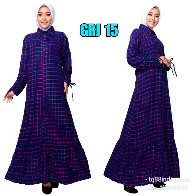 Gamis rempel/gamis flanel/gamis flanel jumbo/gamis serut/gamis jumbo/gamis rempel jumbo