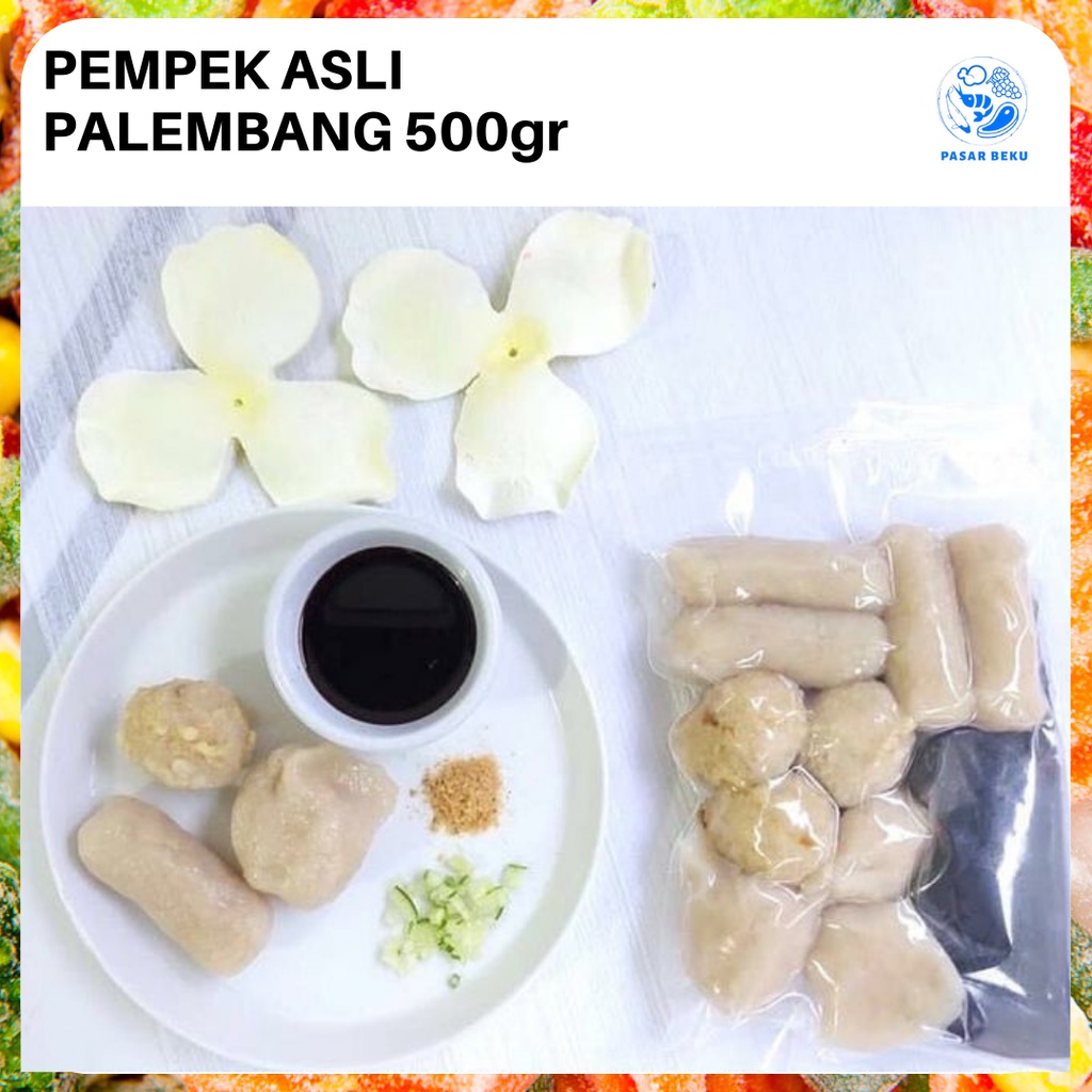 

(Khusus AREA SUMBAR) Pempek Asli Palembang Frozen 500gr Ikan Tenggiri dan Gabus Vacum Padang