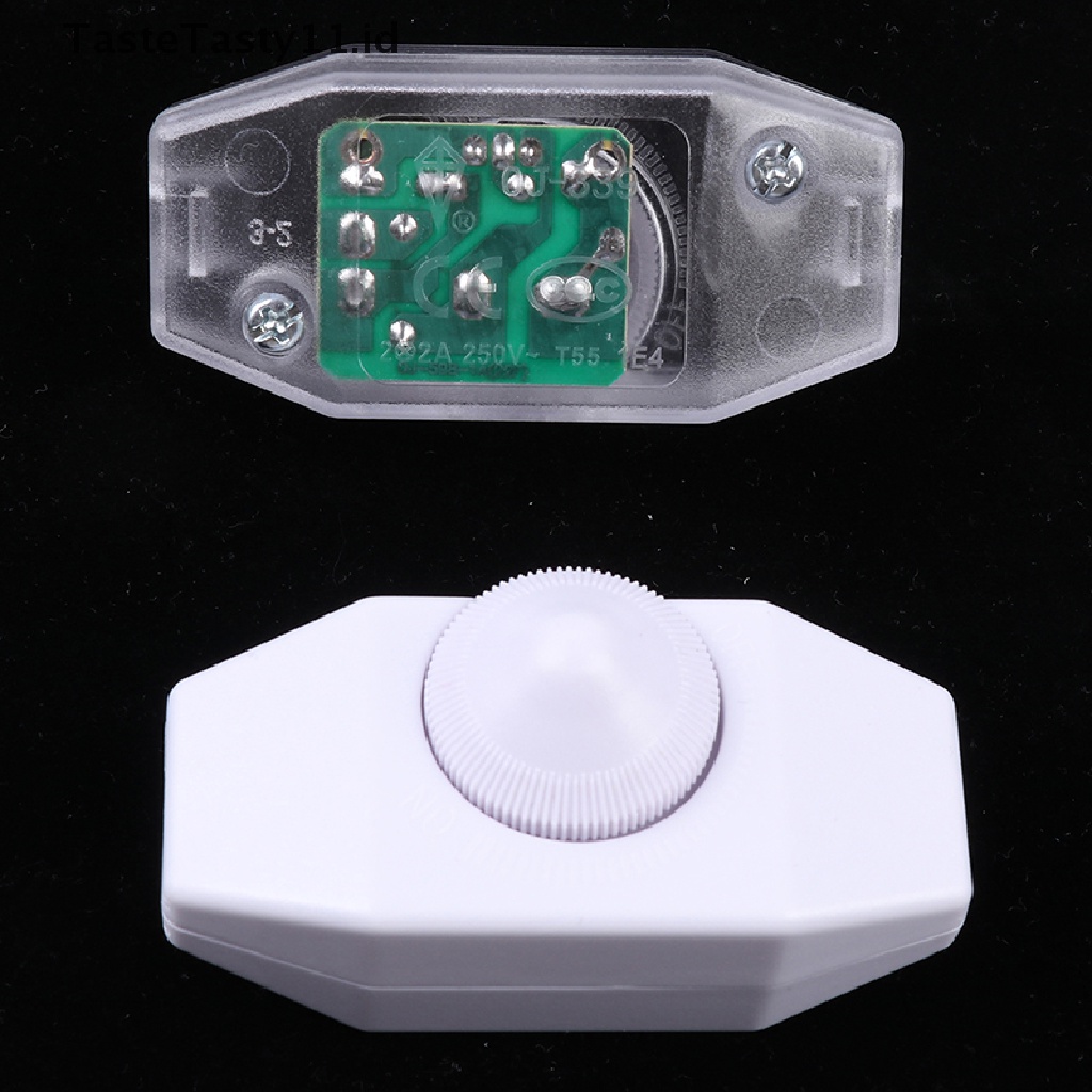 【TasteTasty】 220v 1a Lamp Dimmer Cord Temperature Regulating Speed Regulating Rotary Switch .