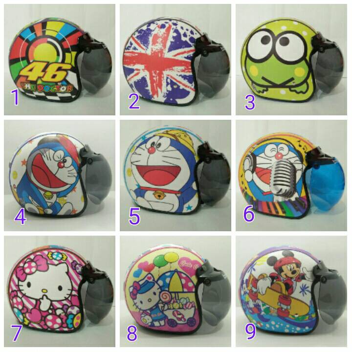 HM-1718 Helm Bogo Dewasa Lucu Murah