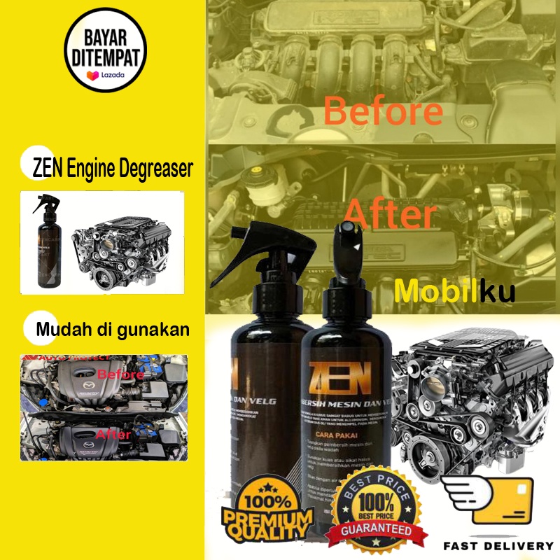 [BISA COD] ZEN Engine Degreaser Pembersih Kerak Karat Mesin Mobil Motor 250 ml