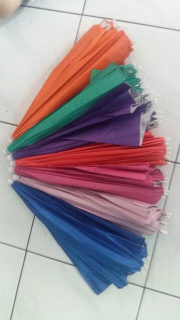 Payung topi besar  diameter 60 cm 10 WARNA Outdoor Anti Uv Termurah big jumbo