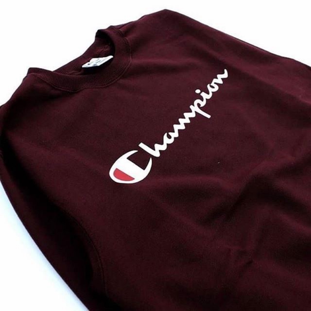 maroon champion crewneck