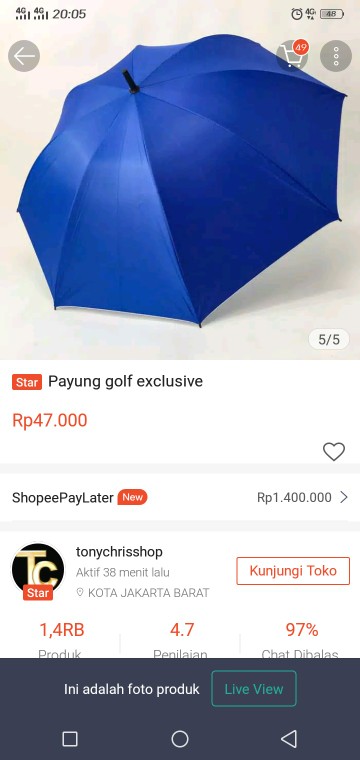 Payung Golf Exclusive