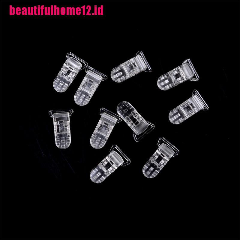 【beautifulhome12.id】1Pcs New Fashion Baby Clear Baby Soother Pacifier Clip Holder Infant