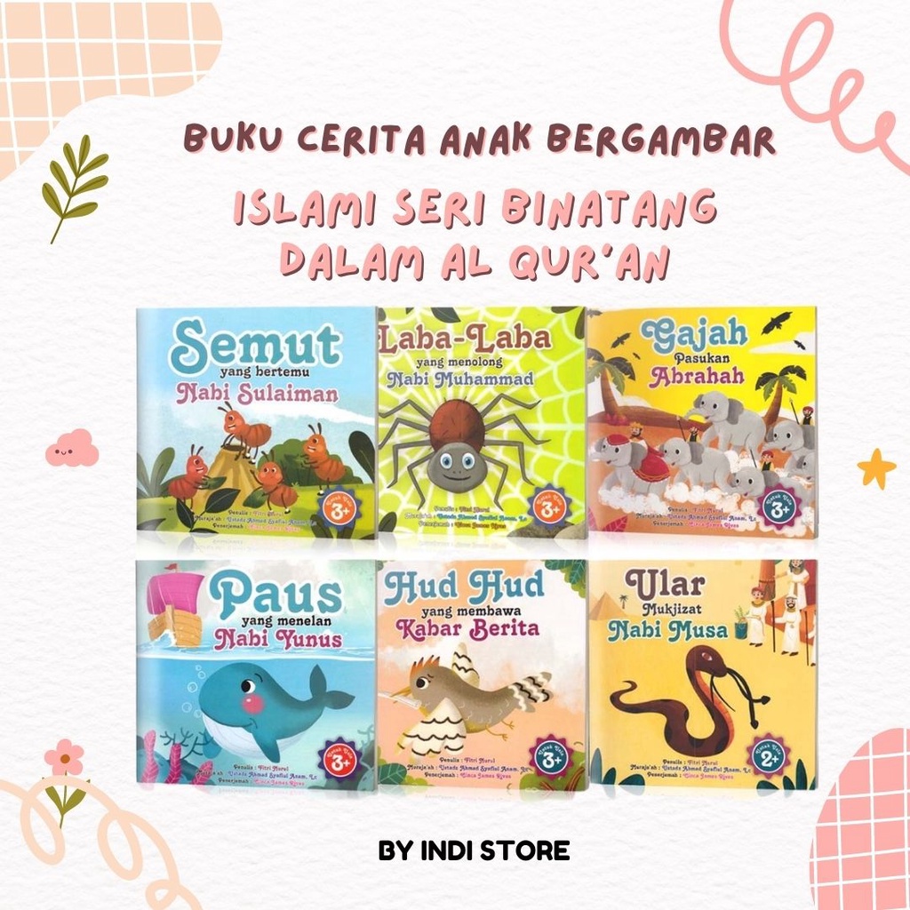 Buku Cerita Anak Islami Seri Binatang dalam Al Qur'an