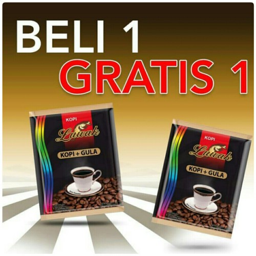 Kopi Luwak Black Coffee 10x25gr Free 10pcs