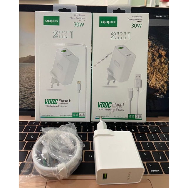 TC CHARGER OPPO 30W ORI 99.9% MICRO &amp; TIPE-C SUPPORT FAST CHARGER