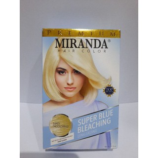  Miranda  Super Blue Bleaching  Long Lasting 30 ml Shopee 