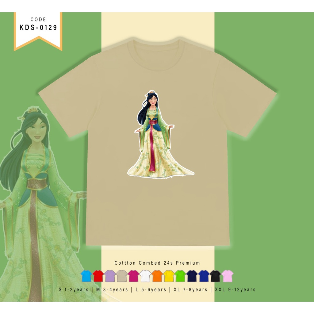 T-SHIRT / KAOS ANAK-ANAK TERMURAH BERGAMBAR PRINCES - TERIMA CUSTOM KAOS KELUARGA