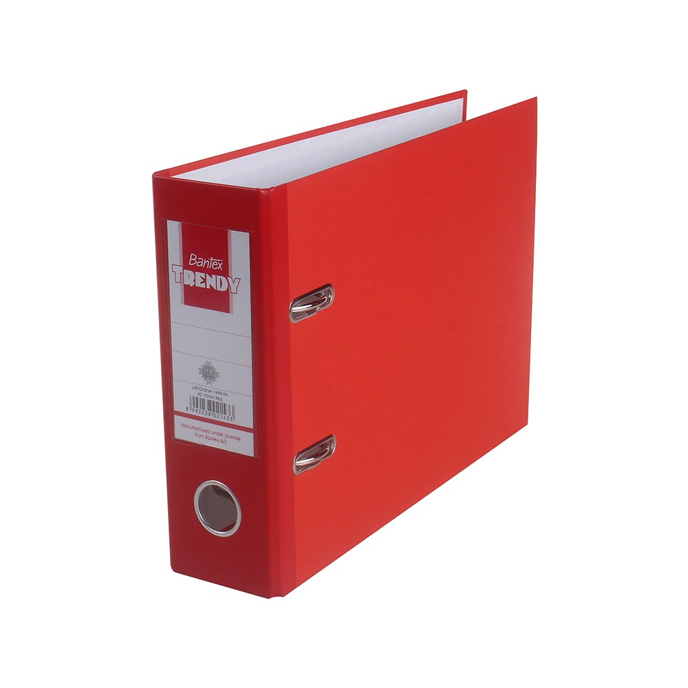 

[Zada] Bantex Lever Arch File Ordner Trendy A5 7cm Red 1448 09