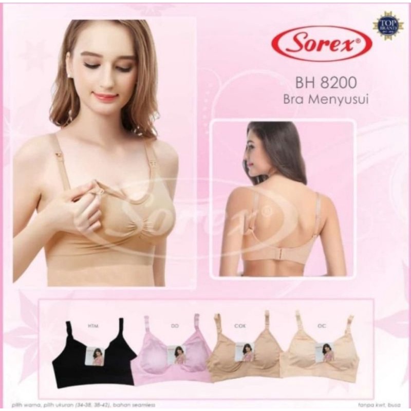 Sorex BH Menyusui 8200/Nursing Bra Sorex/Maternity Bra Sorex