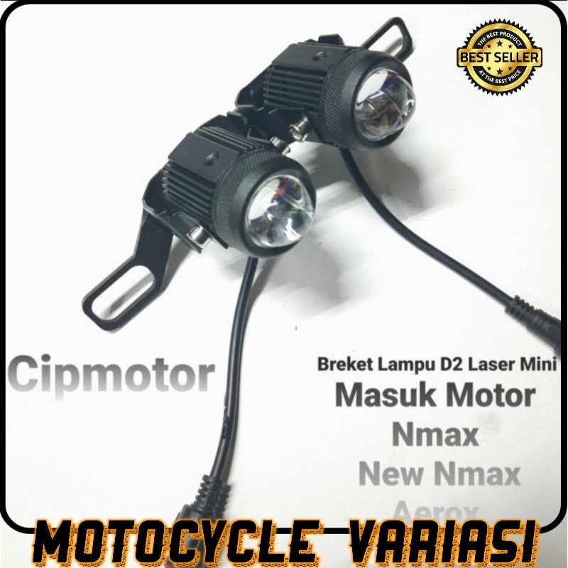 bracket breket dudukan lampu D2 laser nmax aerox