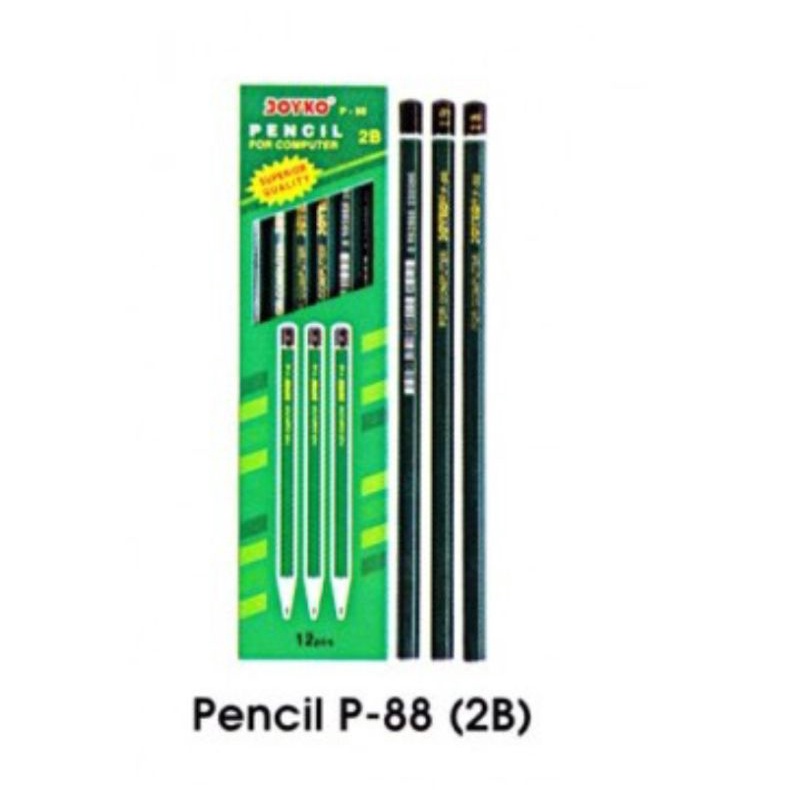 

Pensil Joyko 2B P 88 ecer satuan