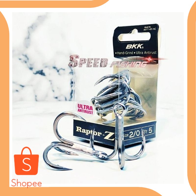 Jual tools n parts Treble Hook BKK Raptor Z Ukuran 2 0 Kail pancing Saltw Limited