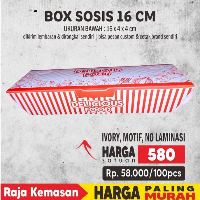 

Dus Sosis Bakar, Box Sosis Bakar, Kemasan Sosis Bakar
