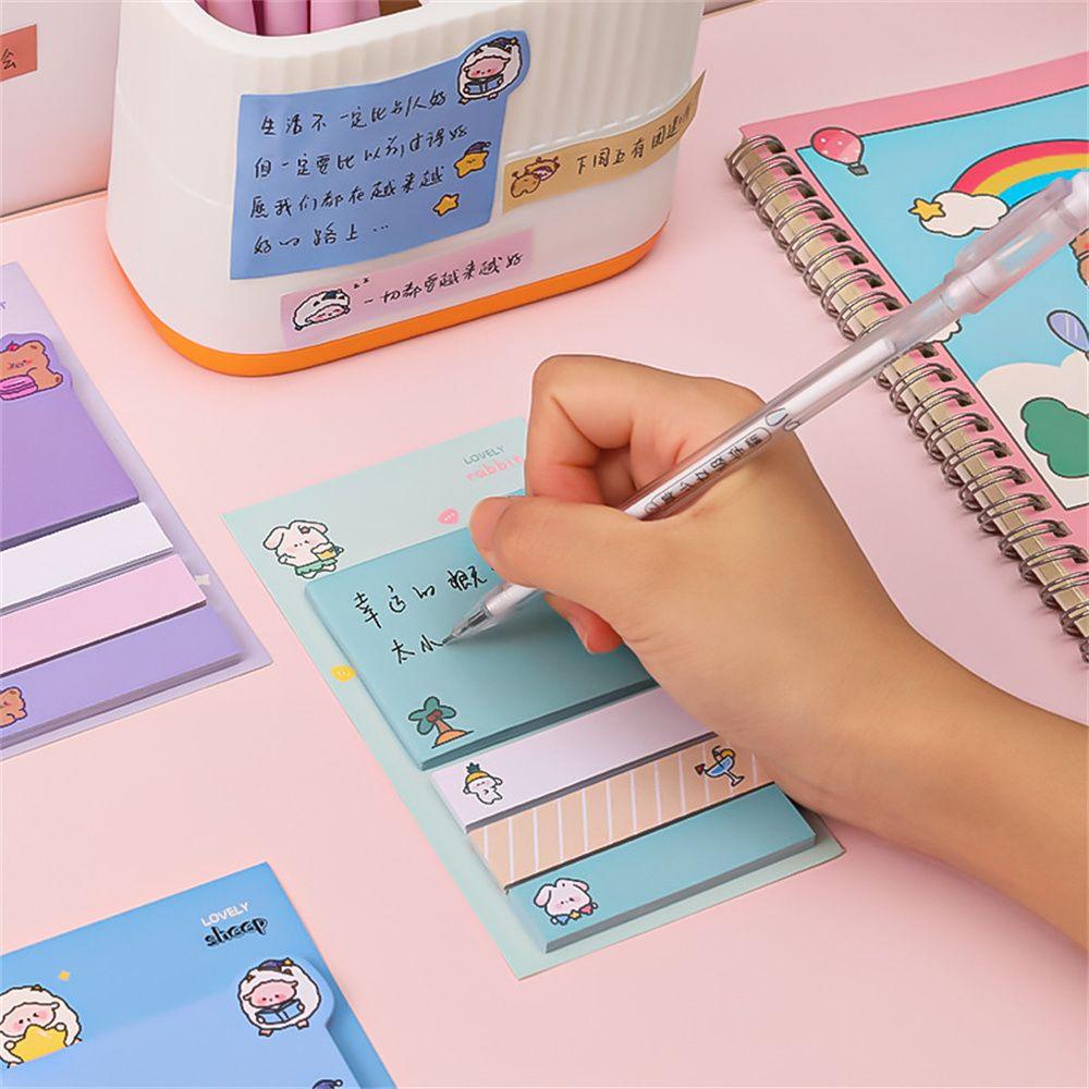 Suyo 80lembar Sticky Notes Kawaii Kartun Animal N Times Paper Planner Stiker