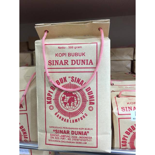 

500 gramKopi bubuk SINAR DUNIA khas lampung