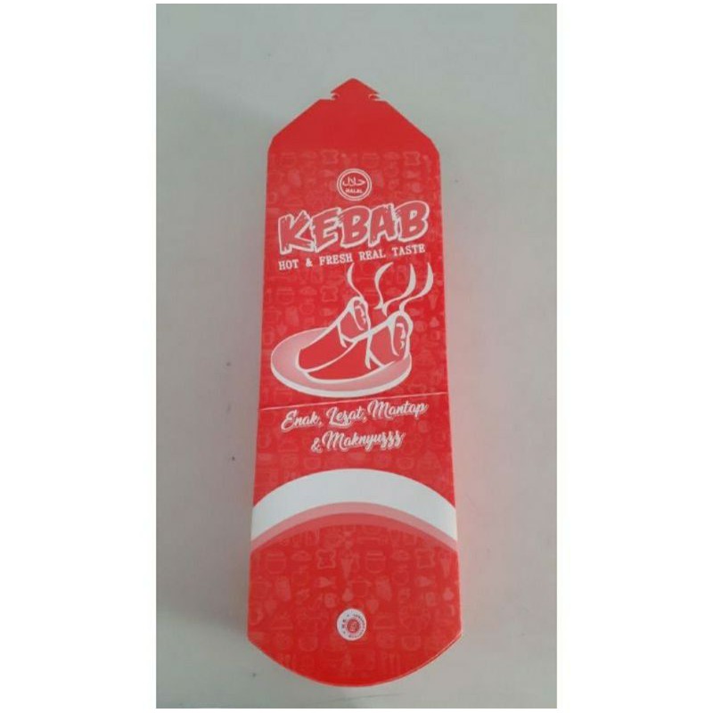 

Bungkus kebab merah kecil/sedang isi 50pcs