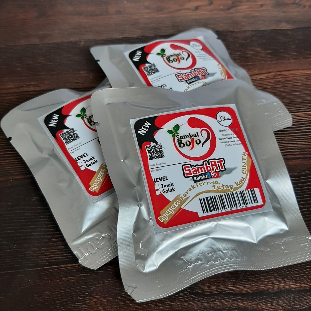 Sambal Viral SAMBal ATi (Bojo SAMBAT) Kemasan Sachet 20gr