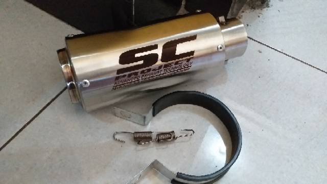 KNALPOT MOTOR KNALPOT MURAH KNALPOT RACING KNALPOT SC PROJECT GP JARING TITAN d50mm-2