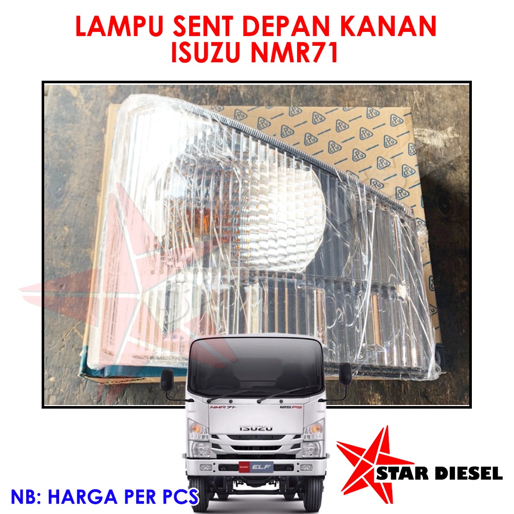 LAMPU SENT DEPAN KANAN ISUZU NMR71 LAMPU SEIN DEPAN KANAN ISUZU NMR 71