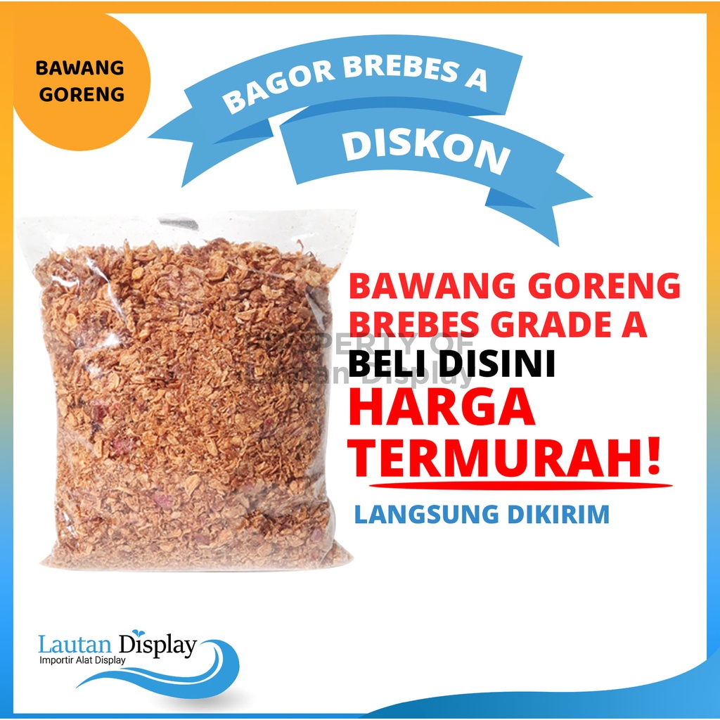 

Bawang Goreng Brebes 1 Kg, Bawang Goreng Asli, Bawang Merah Goreng, Bawang Goreng 1 Kilo