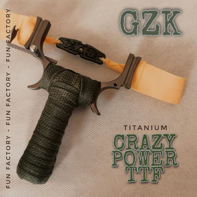 Ketapel TTF Titanium - GZK CRAZY POWER (NO-TIE SLOT)