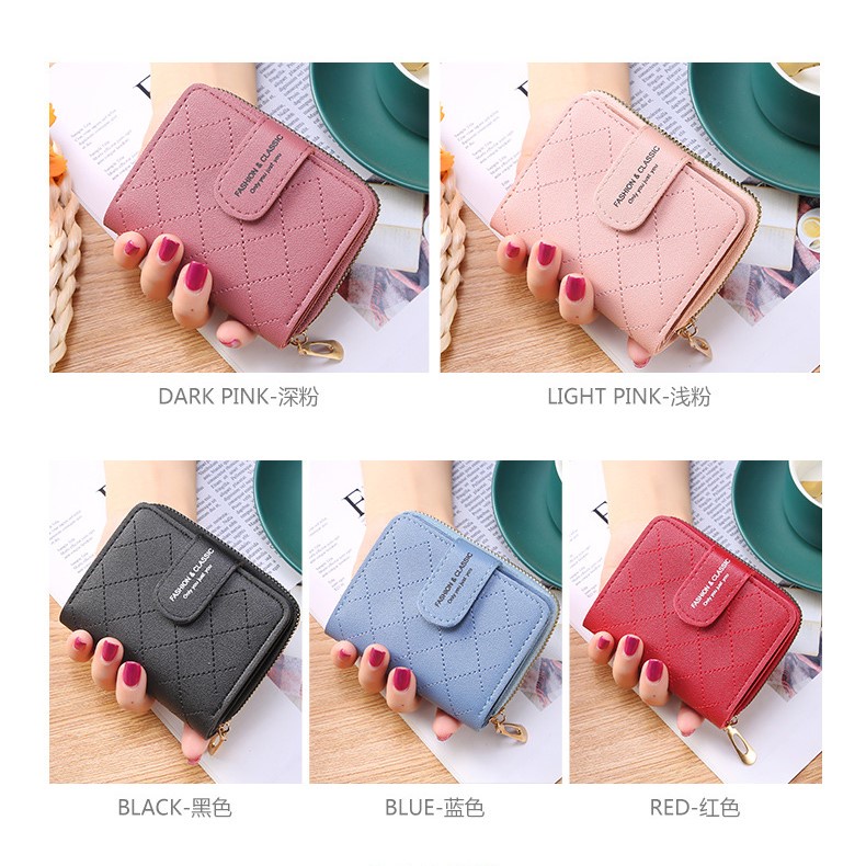 #LC-Wallet WD911 Dompet Wanita Import Dompet Lipat Wanita