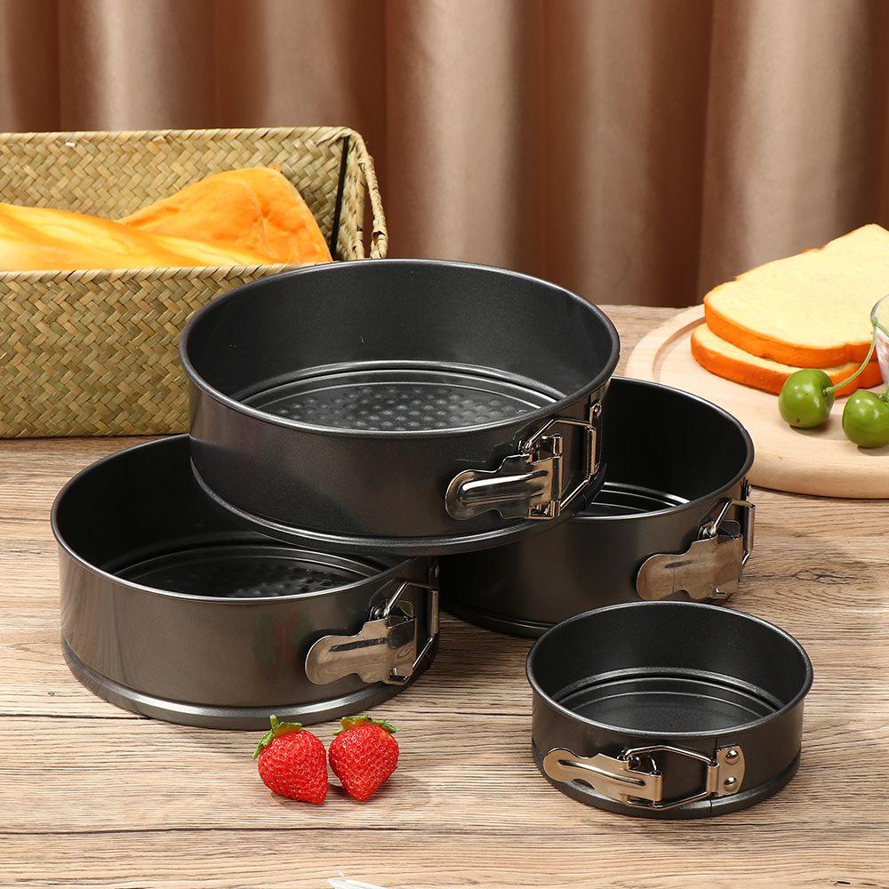 Solighter Cake Baking Pan Mudah Dibersihkan Loose Tray Dengan Gesper Non Stick