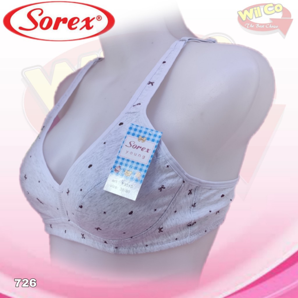 K726 - [Harga Per 1 Pcs] BRA/BH ANAK REMAJA WANITA PAKAIAN DALAM ANAKSOREX BUSA TIPIS TANPA KAWAT  DUA PENGAIT