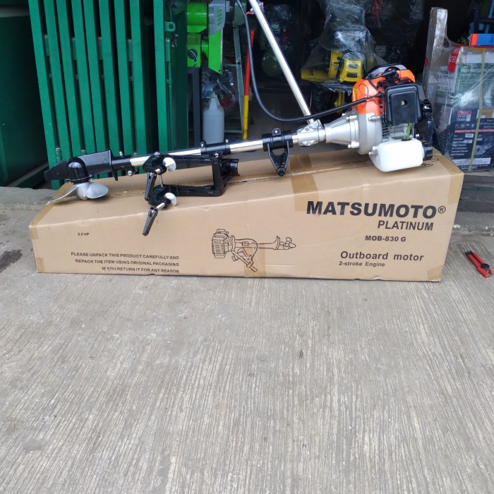Mesin Tempel Perahu Matsumoto MOB-830G 3hp 2tak