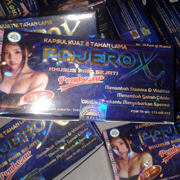 Paket 20 Box Kapsul Pajero X Kapsul Obt Kuat Original