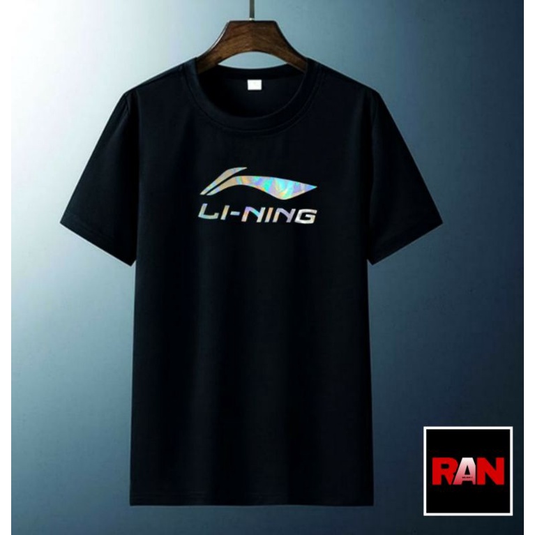 T-shirt Baju Kaos LI-NING Hologram l Kaos Badminton Bulutangkis l kaos WBF