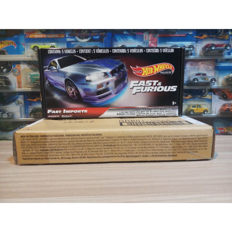 HOT WHEELS FAST &amp; FURIOUS - FAST IMPORTS - BOX SET