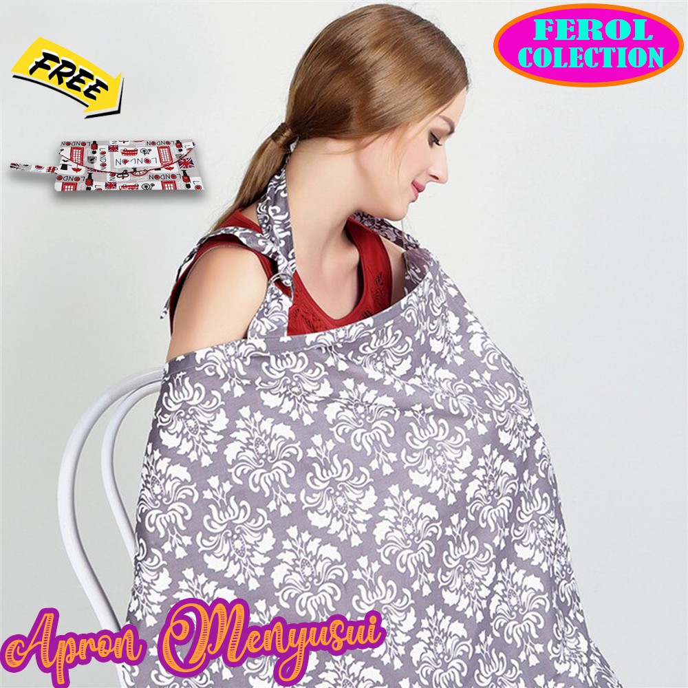 Apron Menyusui / Apron Menyusui Kain Penutup Menyusui