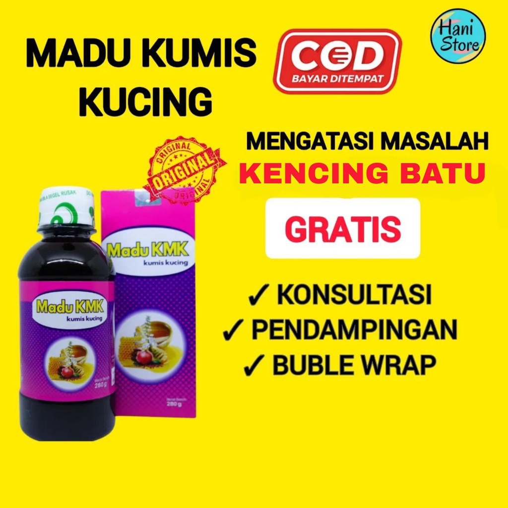 Madu KMK Kumis Kucing Original Obat Herbal  Infeksi Kandung Kemih Batu Ginjal Gagal Ginjal Kencing B