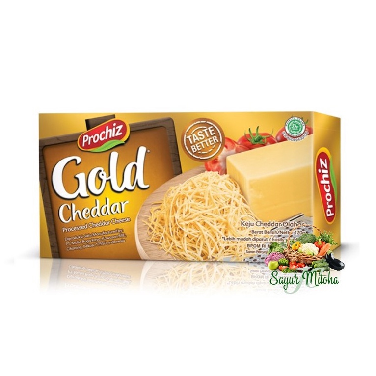 

Keju Prochiz Gold Cheddar 170 gram - Pasar Online Bandung