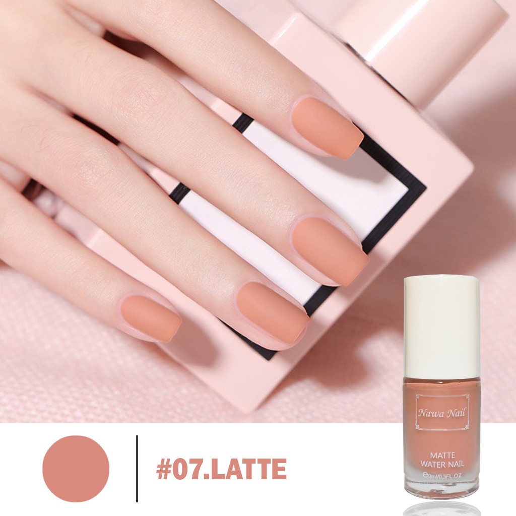 KUTEK  MATTE NAWA + VITAMIN STRAWBERRY BAGIAN 2 / NAIL POLISH CAT KUKU KUTEK PELL OFF HALAL MUSLIMAH