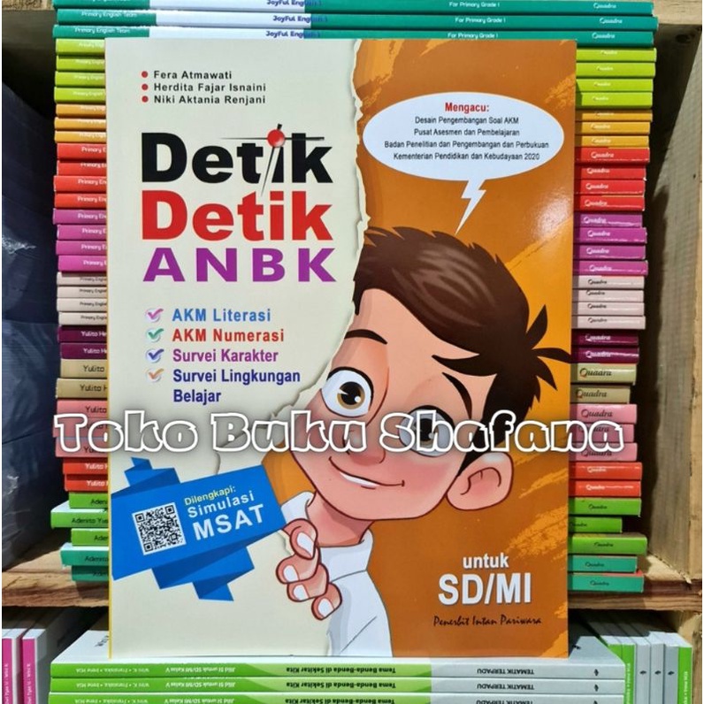 ( READY STOCK ) BUKU DETIK DETIK ANBK UNTUK SD/MI PENERBIT INTAN PARIWARA