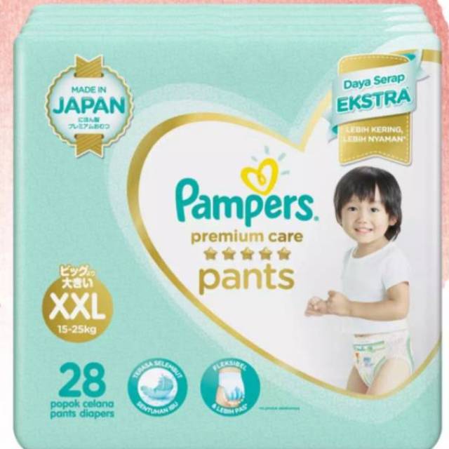 pampers premium diapers xxl