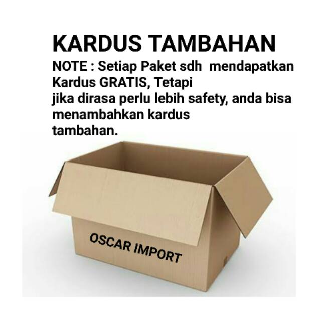 

KARDUS dan bubble TAMBAHAN PACKING