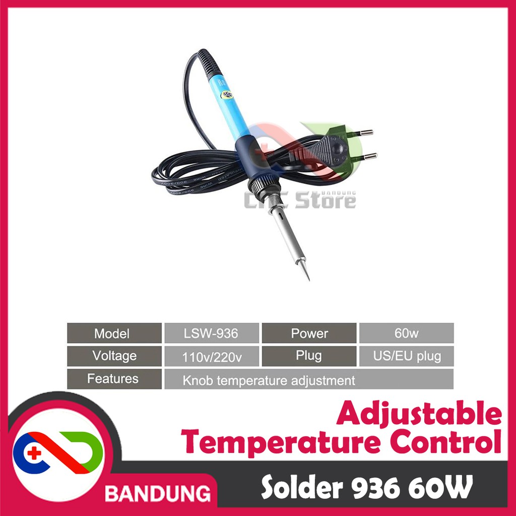 SOLDER 936 60W ADJUSTABLE TEMPERATURE CONTROL