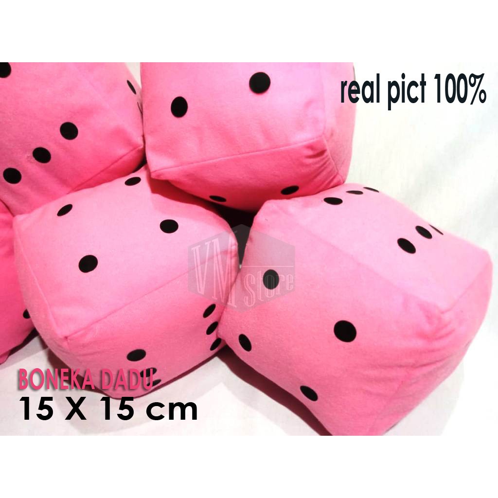 DADU MAINAN BONEKA DADU BESAR DADU JUMBO BANTAL BONEKA DADU ULAR TANGGA RAKSASA 15X15cm