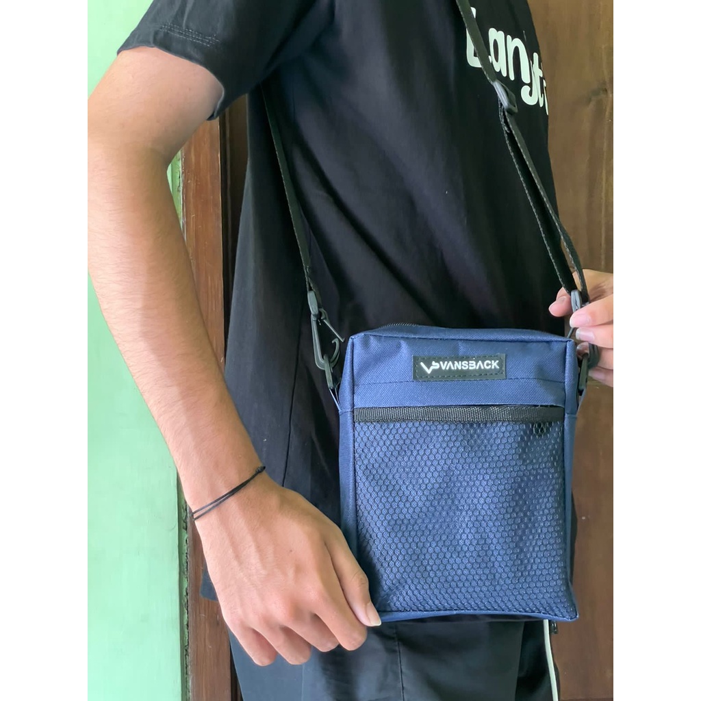 Tas Selempang Pria Terbaru Slingbag Mini Pouch Vansback Murah