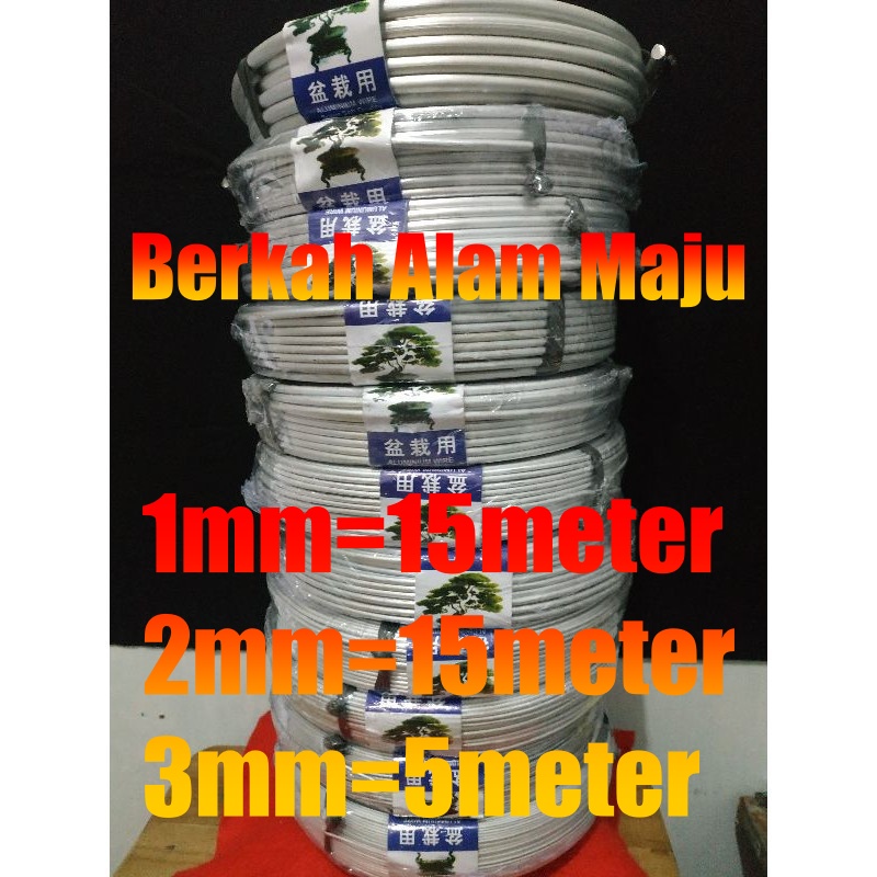 Kawat Bonsai Paket Pemat 3 Ukuran