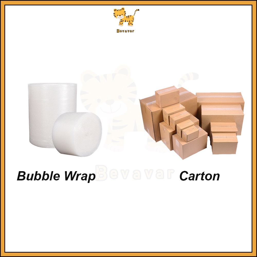 

Karton Kardus Atau Bubble Wrap ​Tambahan Packing Bungkus Bungkusan Kemasan Aman
