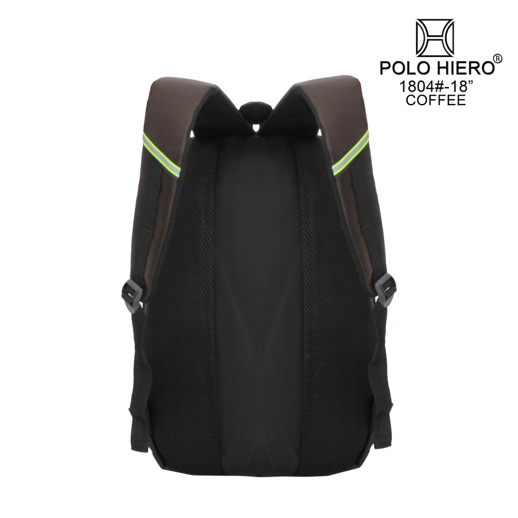 (RF) Ransel Fashion Polo Hiero 1804 Tas Ransel Backpack Import Tas Pria Punggung (Free Rain Cover)